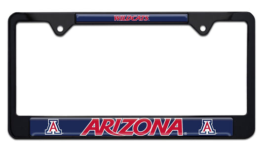 University of Arizona Wildcats Black Metal License Plate Frame