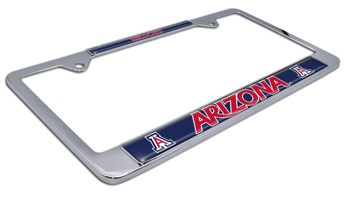University of Arizona Wildcats Chrome Metal License Plate Frame