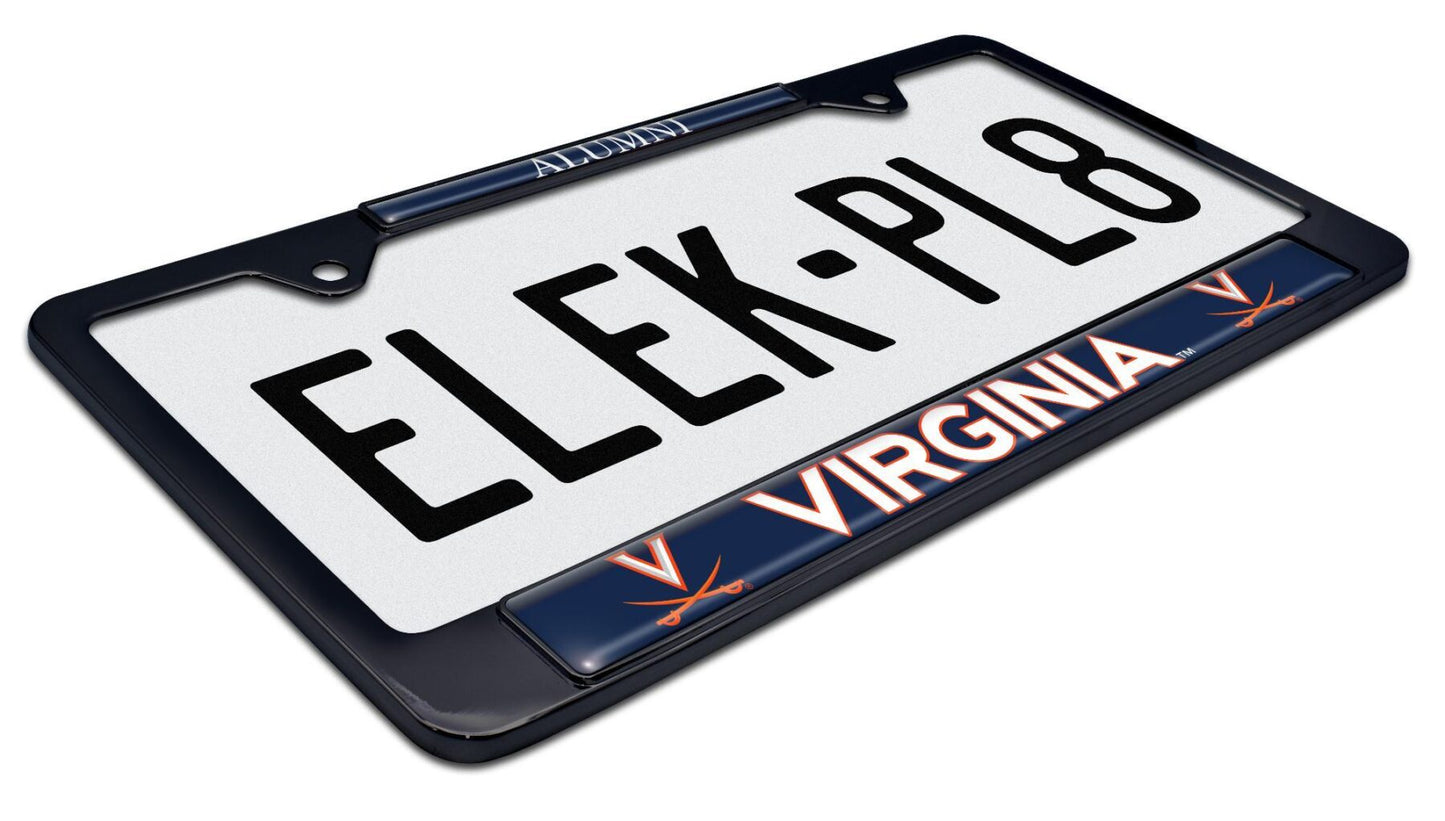 University of Virginia Alumni Black Metal License Plate Frame