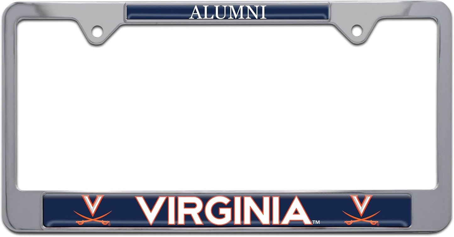 University of Virginia Alumni Chrome Metal License Plate Frame