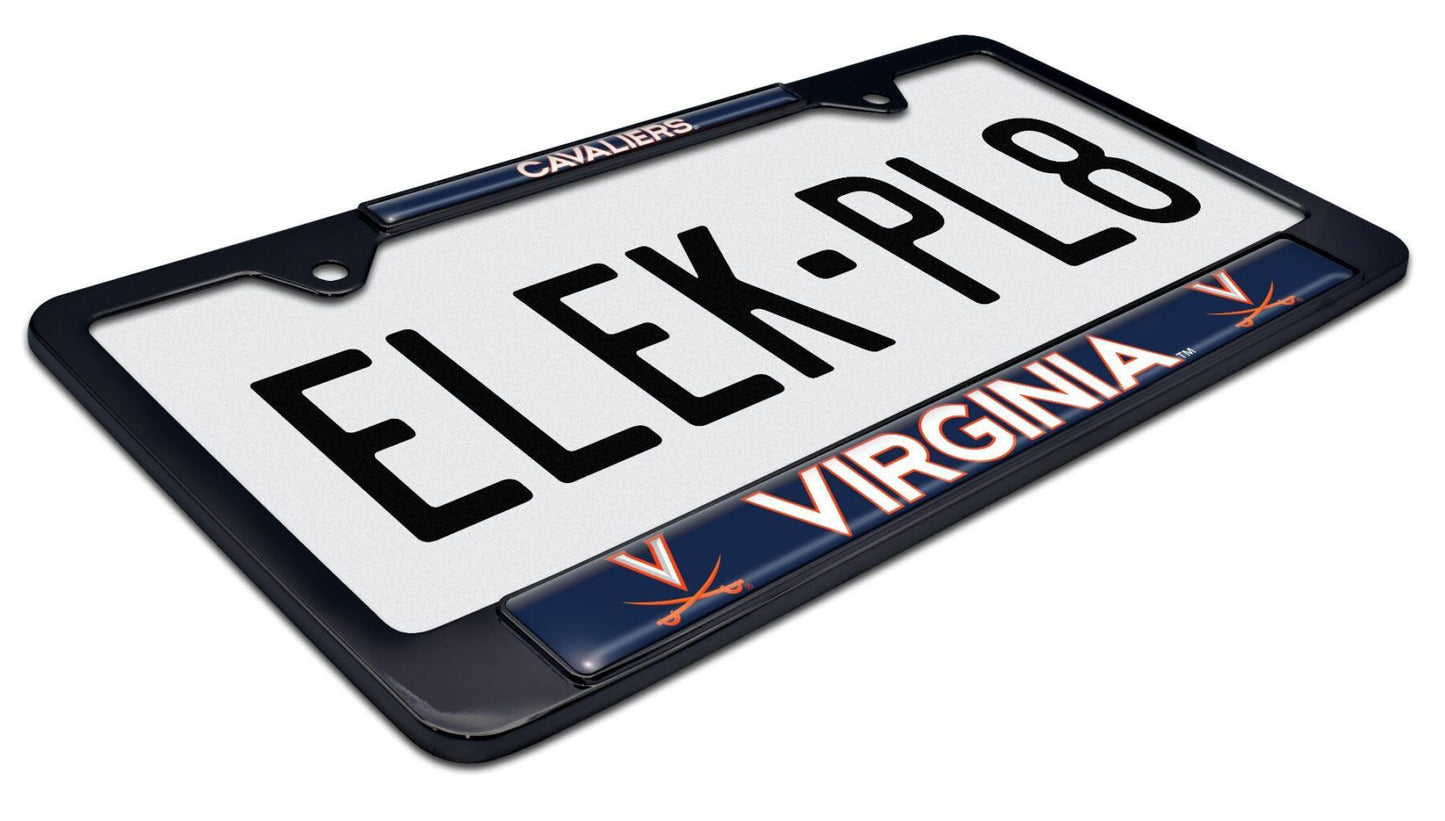 University of Virginia Cavaliers Black Metal License Plate Frame