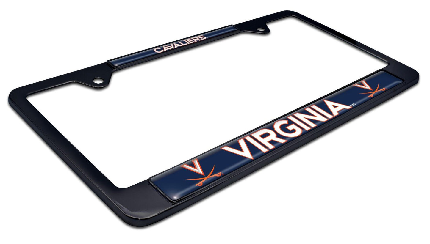 University of Virginia Cavaliers Black Metal License Plate Frame
