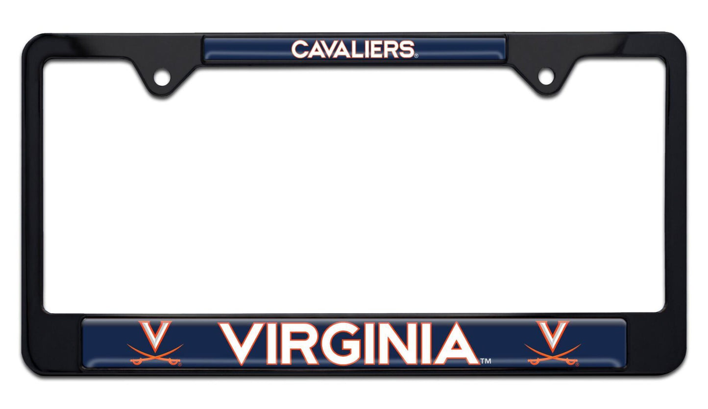 University of Virginia Cavaliers Black Metal License Plate Frame