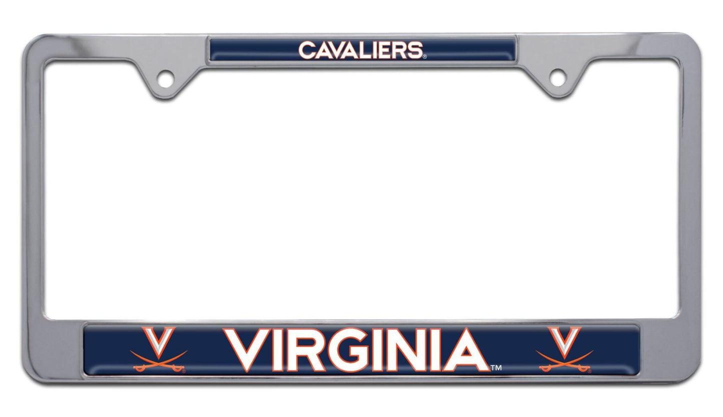 University of Virginia Cavaliers Chrome Metal License Plate Frame
