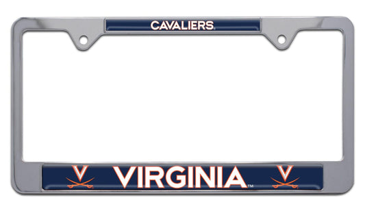 University of Virginia Cavaliers Chrome Metal License Plate Frame